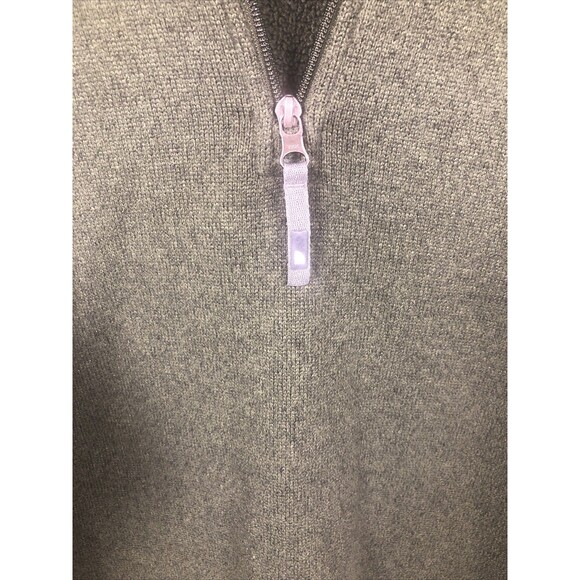The North Face Jacket Mens XL Green 1/4 Zip Pullover Lightweight Fleece warm - Picture 3 of 8